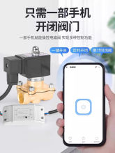 ✅✅WIFI电磁阀水阀220V手机智能无线远程遥控浇水电子管道开关铜