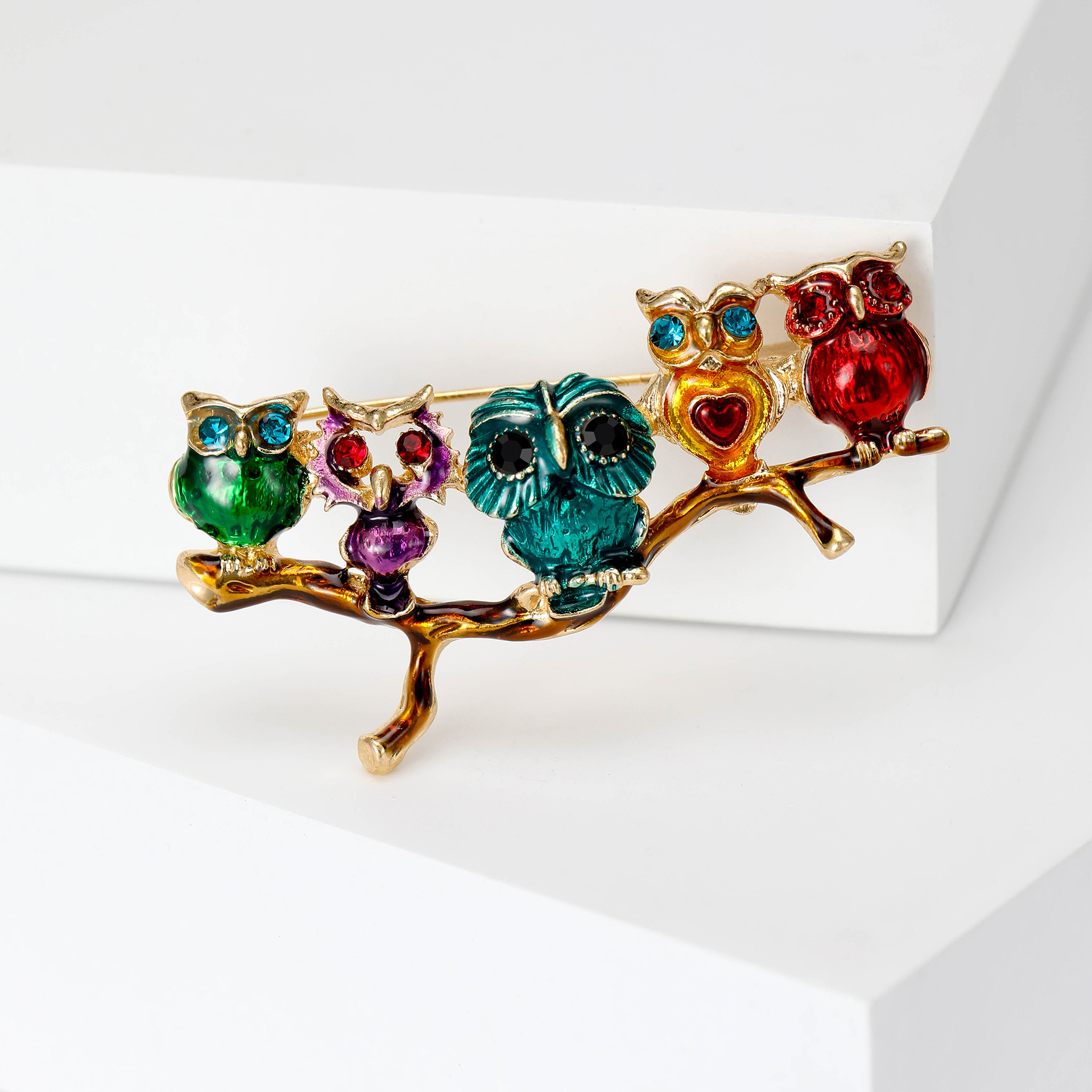 16g Weight Corsage, Brooches Classification Holiday, Banquet, Daily Occasion Alloy Material Animal, Cartoon, Cat, Owl, Eagle Pattern Women's Gender Cute, Simple Style Style Enamel, Enamel Craft Cute Simple Style Pin Animal Cartoon Cat Alloy Enamel Women's Corsage Brooches 5
