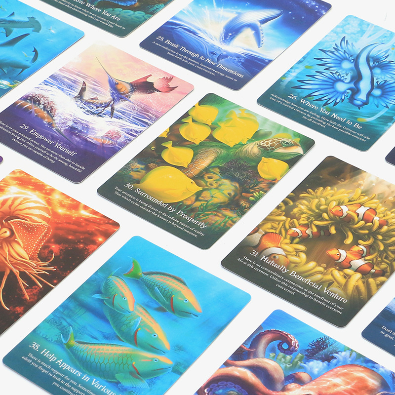 Ocean Voice Oracle Cards Tarot Deck For Party Games_voghion.com
