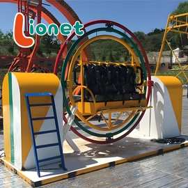 三维太空环滚轮滚环训练器材航空航天抗眩晕设备科技馆娱乐设施