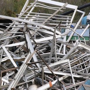 Recycling of Old Aluminum Alloy Doors and Windows in Various Areas of Beijing. Acquisition of Scrap Metal and Scrap Aluminum. Door-To-Door Removal