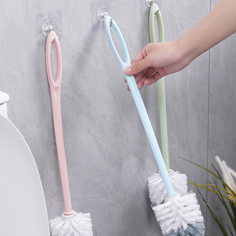トイレブラシ、柔らかい毛のトイレブラシ、家庭用浴室掃除用トイレブラシ、柔らかい毛のブラシ、掃除用ブラシ、丸頭|undefined