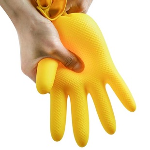 Nanyang Xiongfeng Extra Thick Latex Household Housework Cleaning Gloves Waterproof Labor Protection Gloves Factory Direct Supply Wholesale