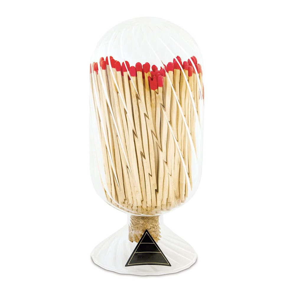 Romántico ins frasco de bananas largo fósforo frasco de vidrio fragranza alargada encendedor conjunto de herramientas