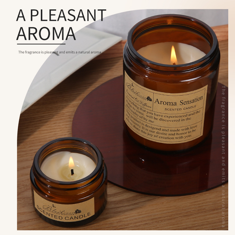 Taza de velas de aromaterapia Vela de fragancia hecha a mano de bricolaje Cera de soja Cera mixta Vela de regalo de mano aromaterapia Atmósfera Té