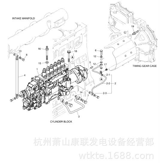 65.05701-5313油供应管 PU126斗山