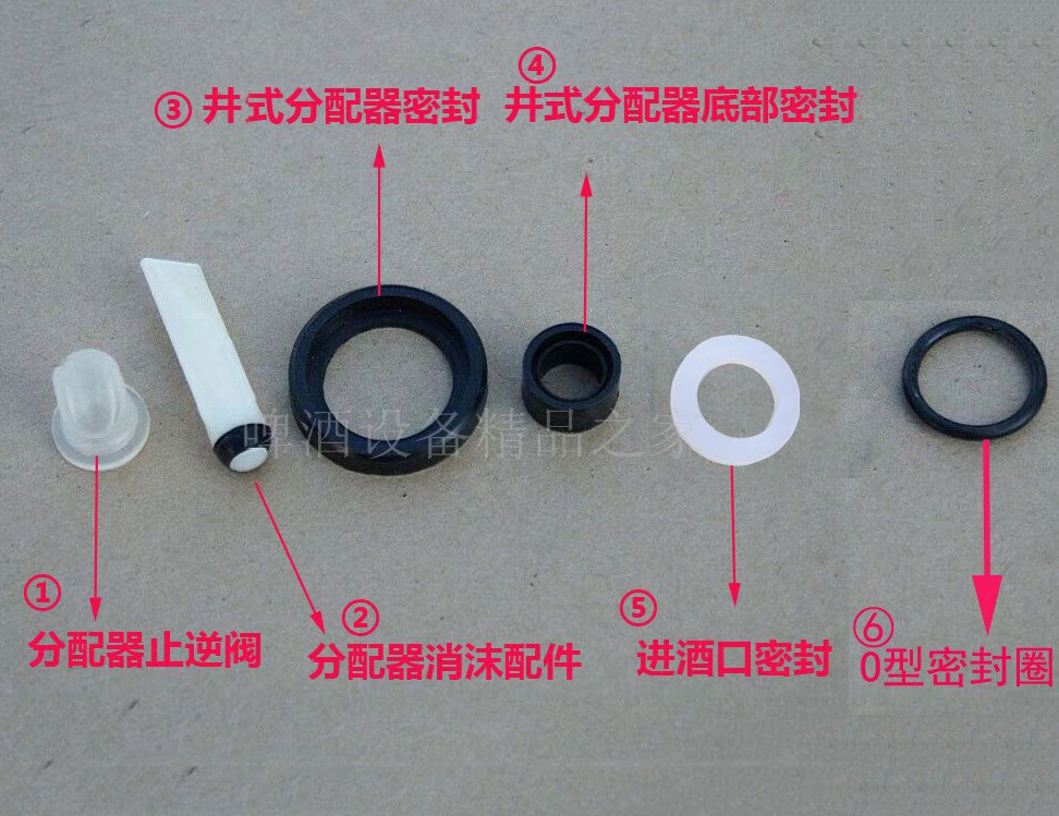 板式井式分配器配件酒桶分配器配件分配器维修配件扎啤机配件