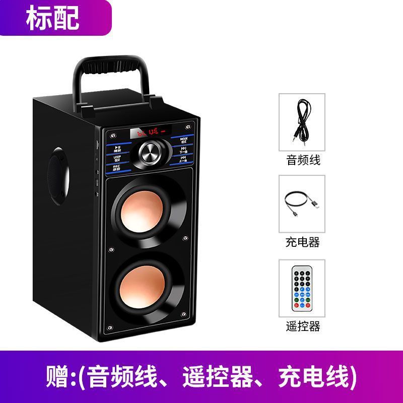 Bluetooth スピーカー高品質大音量屋外 3D サラウンドホームサブウーファーカラオケスクエアダンスプレーヤースピーカー T|undefined