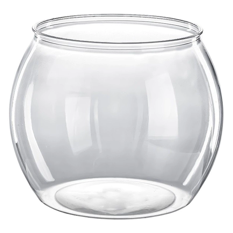 Пластиковый прозрачный аквариум для золотой рыбки Гостевой Настольный зал Прозрачный маленький аквариум Круглый перерыв Офисный декоративный аквариум Черепаха Танк