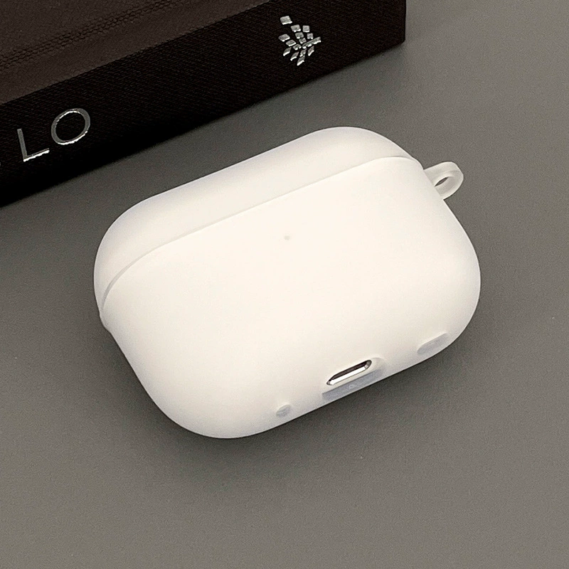 Чехол для наушников Apple совместимый, матовый белый защитный корпус для AirPods 1/2/3/4/Pro/Pro2