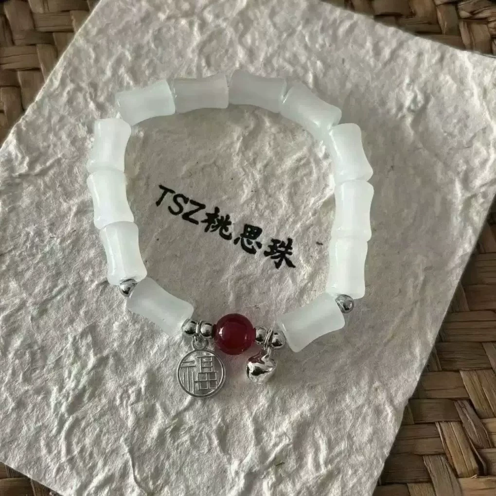 Браслет с подвеской и цветочным стилем light-luxury, crystal bead charm, 20 г