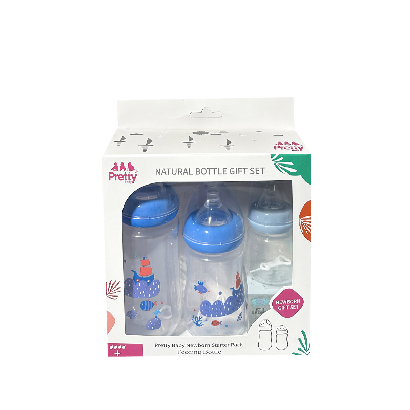 Set de Regalo de Biberones para Bebé de Plástico PP con Mango Portátil para Bebés image 22