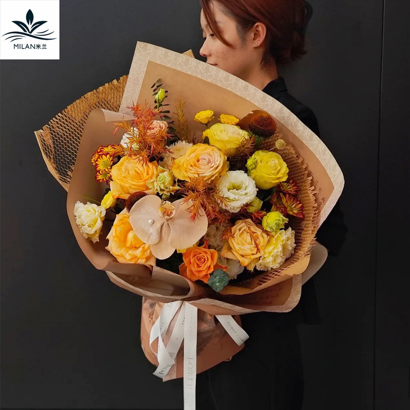 Nuevo dispositivo para envolver flores con pilar cuadrado, base fija para forro de ramo, molde para envolver flores cuadrado y redondo, cubo para arreglos florales