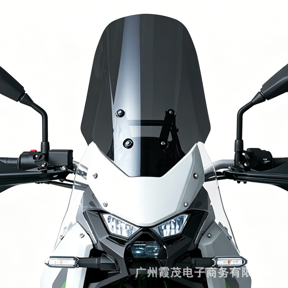 Suitable for Kawasaki KAWASAKI KLE 500 2026 model modified windshield, enlarged and heightened front windshield