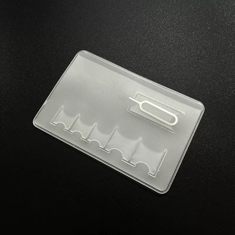 厂家SIM卡套还原卡套可印制logo 八达通公交卡套sim卡收纳袋