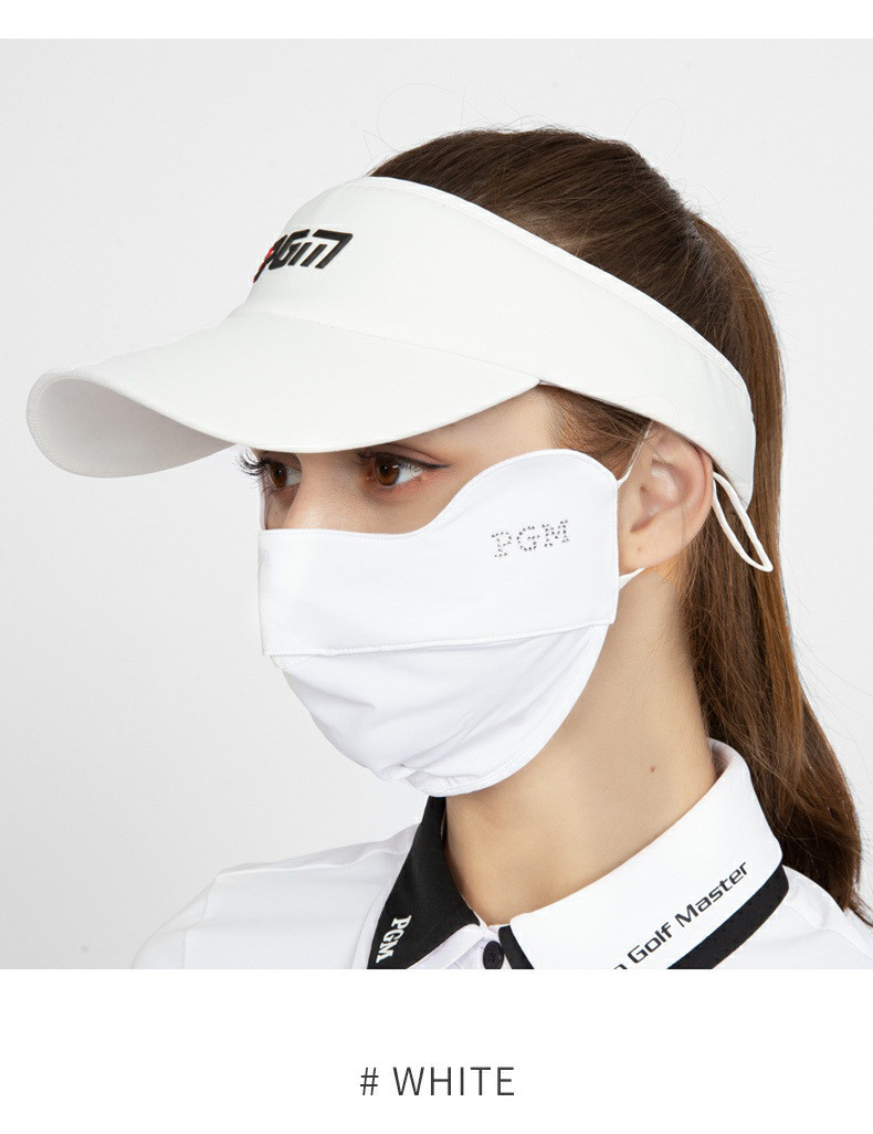 Mặt nạ chống nắng PGM Golf nữ thoáng khí mát mẻ, che nắng mùa hè — Koz005-xanh xám nhạt, KOZ005-màu trắng, KOZ005-hồng nhạt chi tiết 8