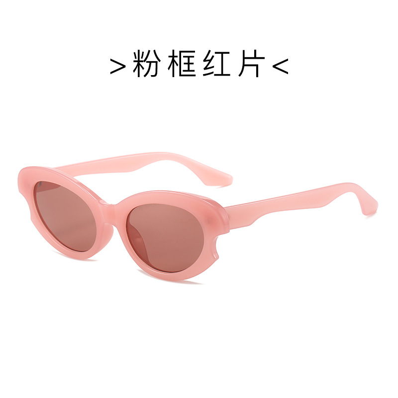 Gafas de sol de ojo de gato Y2K color caramelo, moda femenina, marco pequeño, gafas de sol de tiro callejero al aire libre, venta al por mayor transfronteriza europea y americana