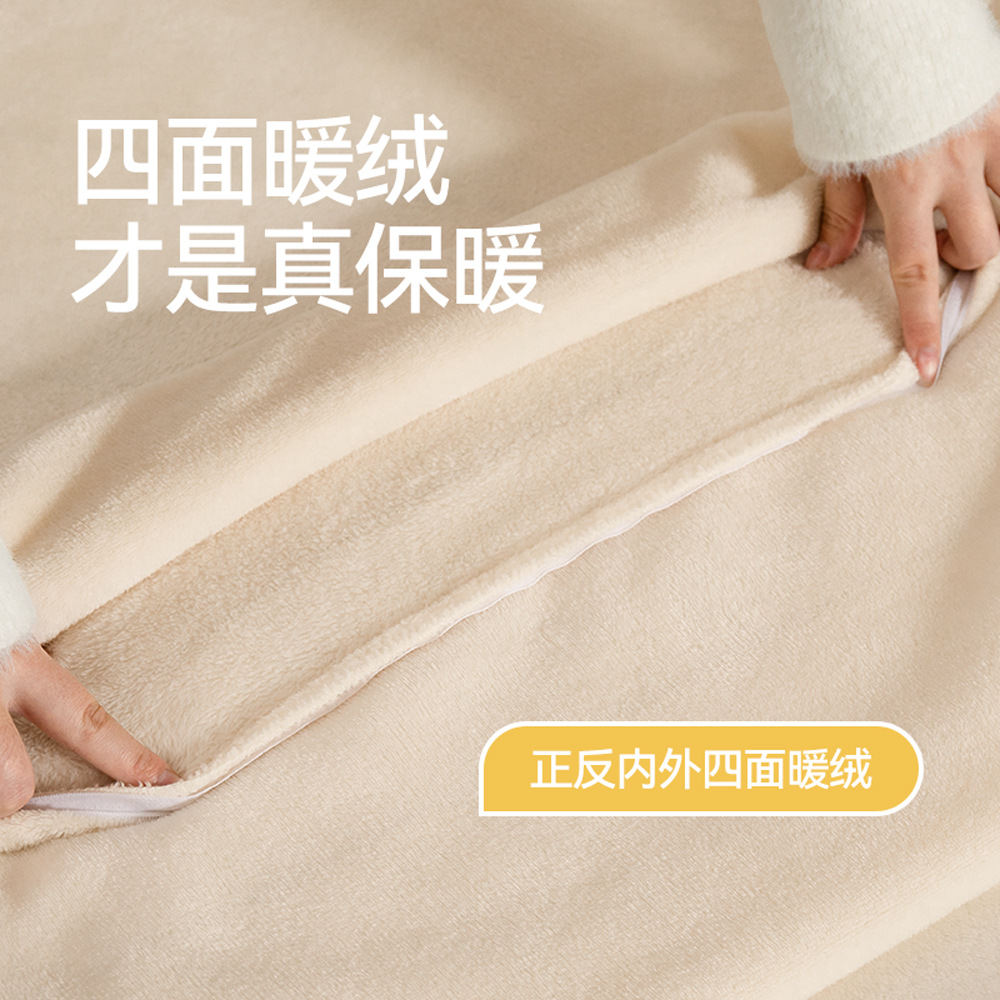 Cartoon crayons, winter keep warm pillowcase, increased thickness