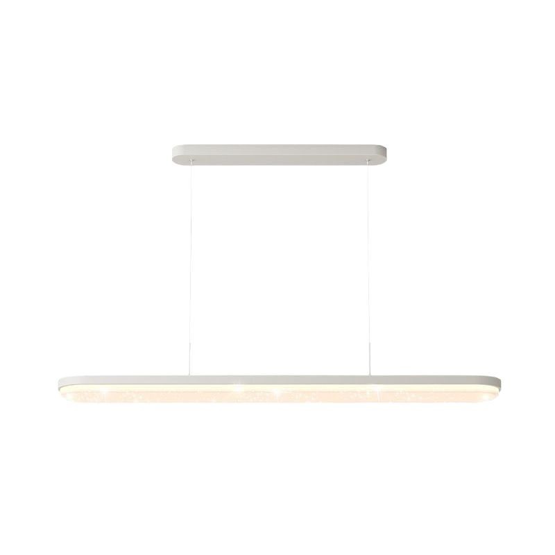 Lámpara de sala de estar, aire crema, espectro completo, lámpara minimalista moderna, cielo estrellado rectangular, lámpara de techo de protección ocular atmosférica, lámpara de dormitorio