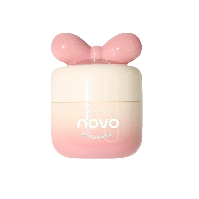 Губная помада-карандаш Butterfly Lip Mud (Novo) — мягкий матовый бальзам в баночке, милый портативный набор из 5 оттенков