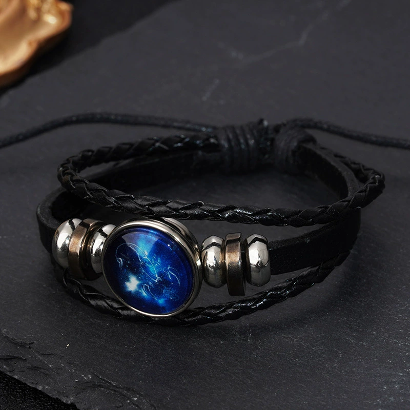 Текстовый знак зодиака, аксессуар ручной работы, бисер bracelet для любимого, Aliexpress, европейский стиль