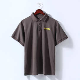 纯棉翻领工作服企业logo文化衫21支220克珠地网眼polo衫定制工装