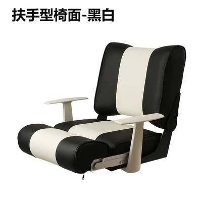 Square Seat Medium Gray Inlaid | Avtomobil ehtiyat hissələri - handrail-black-and-white