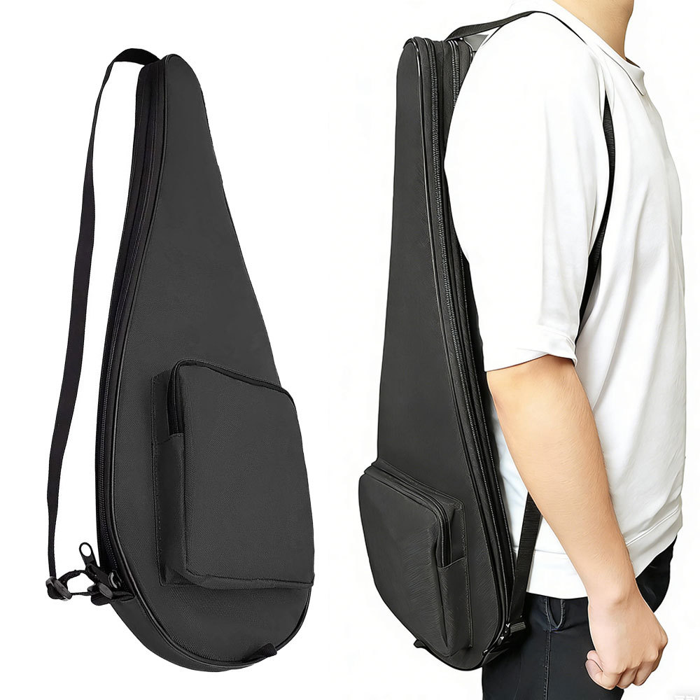 跨境795壁球拍单肩包收纳袋背包单1/2双支装男女款运动球拍包