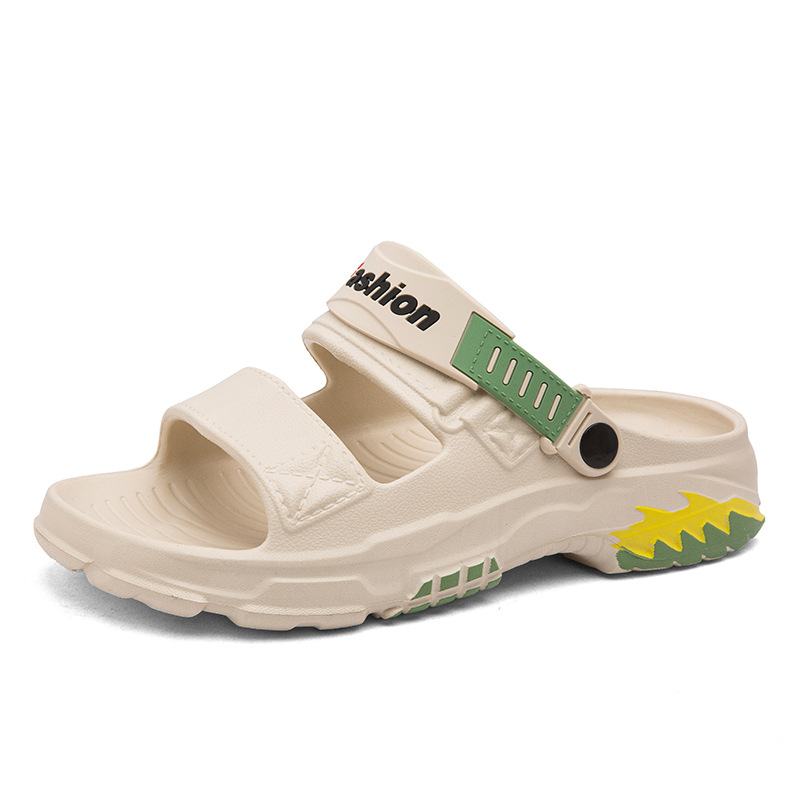 Combinación 2025 diseñador transfronterizo zapatos de dos agujeros al aire libre para hombres zapatos de playa de moda de verano zapatillas de hombre