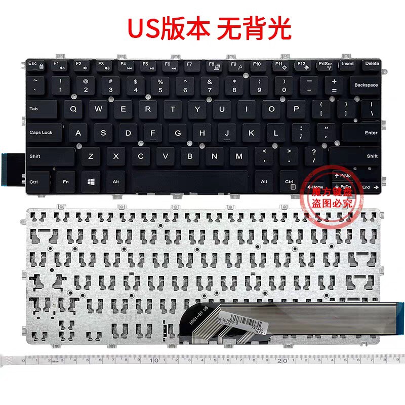 Suitable for Dell Inspiron 15-5580 5585 7580 Keyboard 13-7386 7586 7380 7588