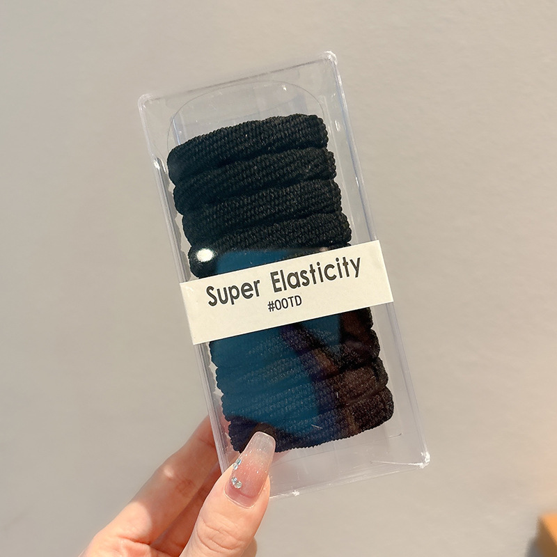 Coletero elástico sencillo de nuevo estilo 2026, banda para el pelo pequeña sin costuras para mujer, suave para el cabello, sujetador de cola de caballo.