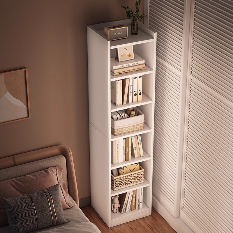 Estante de almacenamiento simple, escritorio de cabecera, dormitorio moderno simple, estante de libros multifuncional, estante de almacenamiento pequeño.