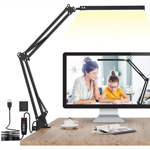Piano Eye Protection Folding Lamp Bedroom Study Reading Soft Light Clip-on Long Arm Folding Work Table Lamp