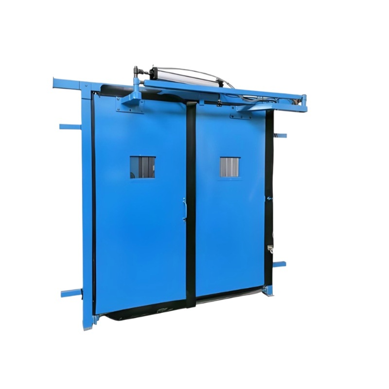 puerta de ventilación sin presión minera puerta de ventilación bidireccional automática puerta de ventilación neumática manual puerta de ventilación hermética infrarroja sin presión
