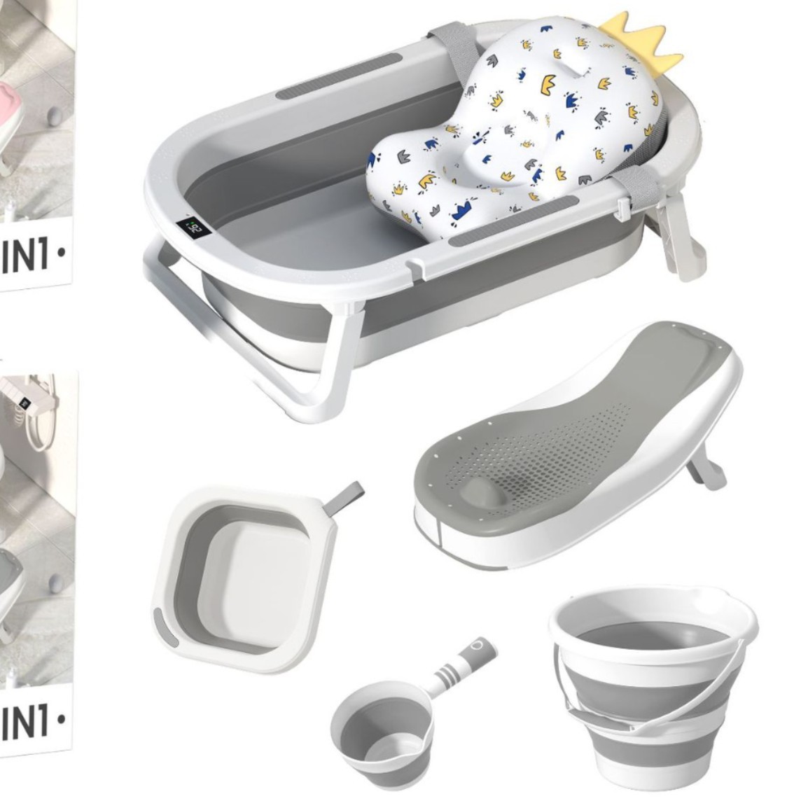 (909) Sensor de temperatura - Set de 6 piezas gris