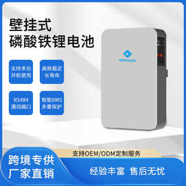 51.2V200A家用壁挂式5KWH磷酸铁锂电池光伏新能源储16KWH能锂电池