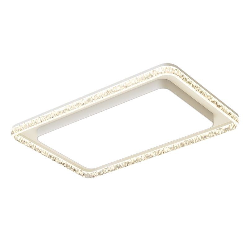 [Selección estricta] lujo ligero de alto nivel sentimental minimalista moderna sala de estar lámpara principal lámpara de techo rectangular lámpara de casa