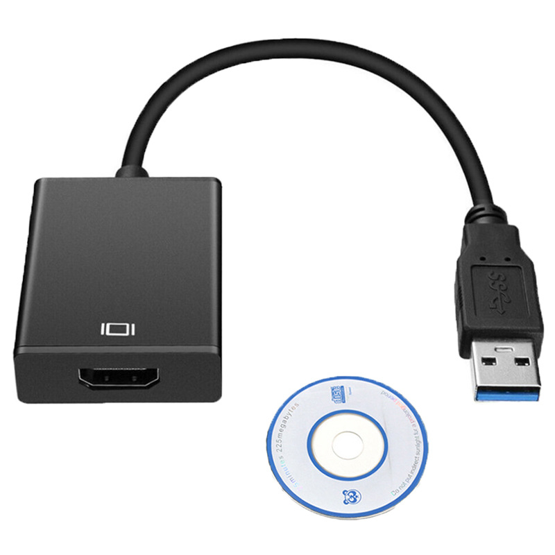 Venta al por mayor USB a HDTV sincronización de audio y video computadora a TV HD unidad gratuita USB3.0 TO HD VGA