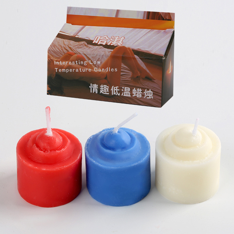 Ha Qi Fun Low Temperature Candle Alternative Game Three Candles Flirting Wax Dropping Adult Products Wholesale