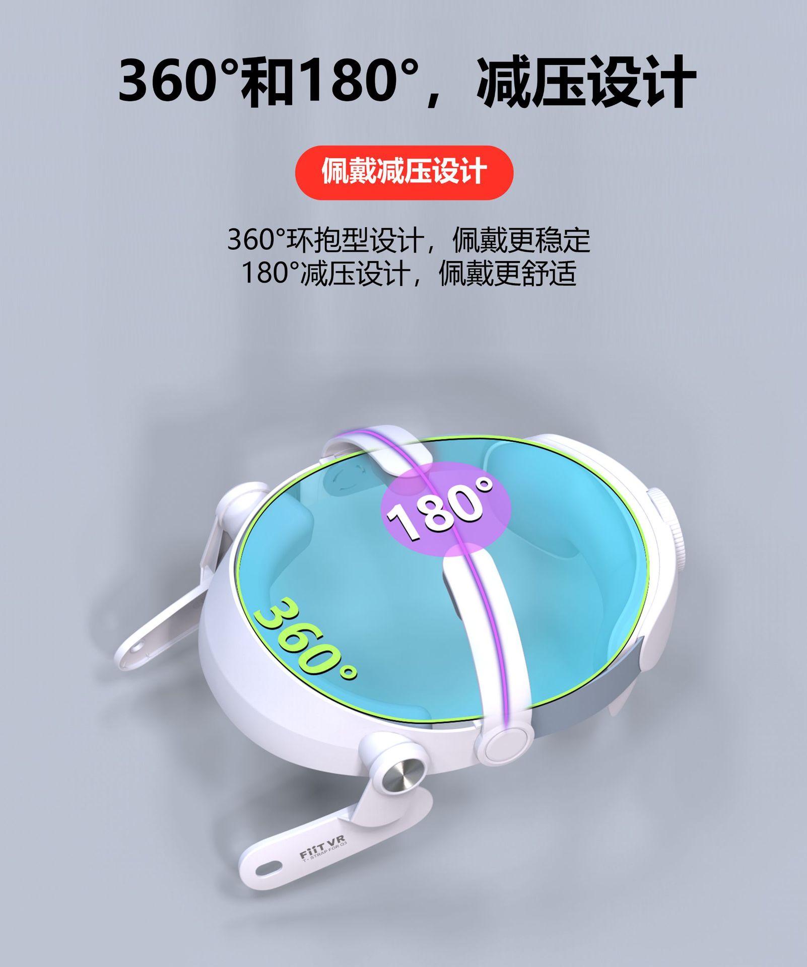 360加180度佩戴更舒适
