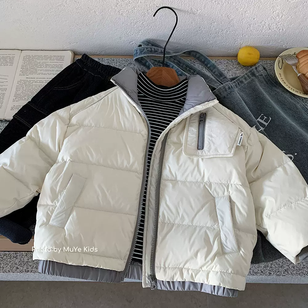 木野男童三防羽绒服冬季90白鸭绒儿童服饰中小童加厚保暖外套童装