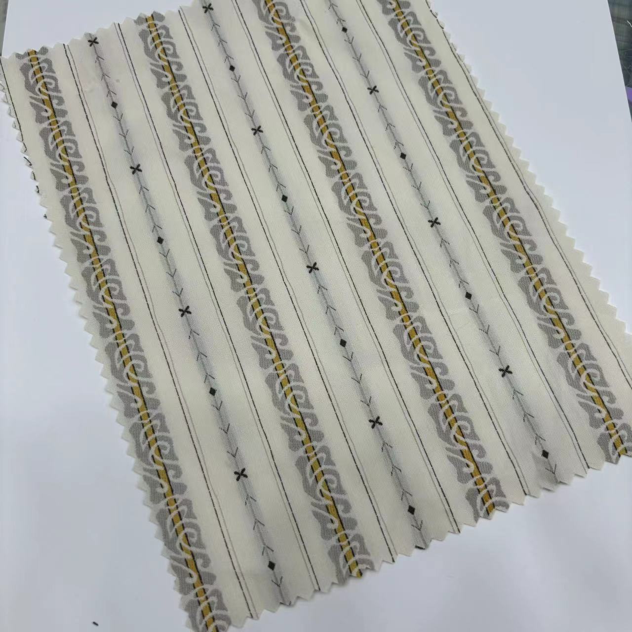 全棉色织大提花条子女装男装衬衫连衣裙吊带衫抱枕包包童装服装布