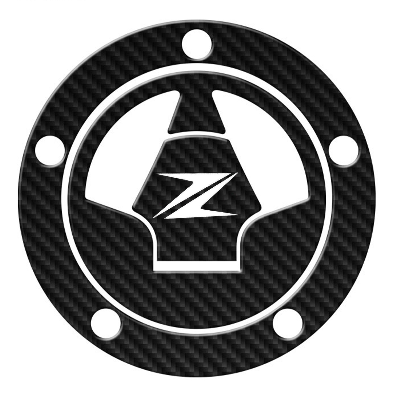 Adecuado para kawasaki ZX10R/6R Z750 Z800 Z1000 motocicleta tapa del tanque de combustible pegatinas de fibra de carbono tapa del tanque de combustible pegatinas