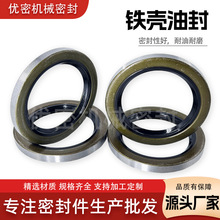 铁壳外骨架高压油封TB、TA、SB、SA氟胶丁青高压马达油封