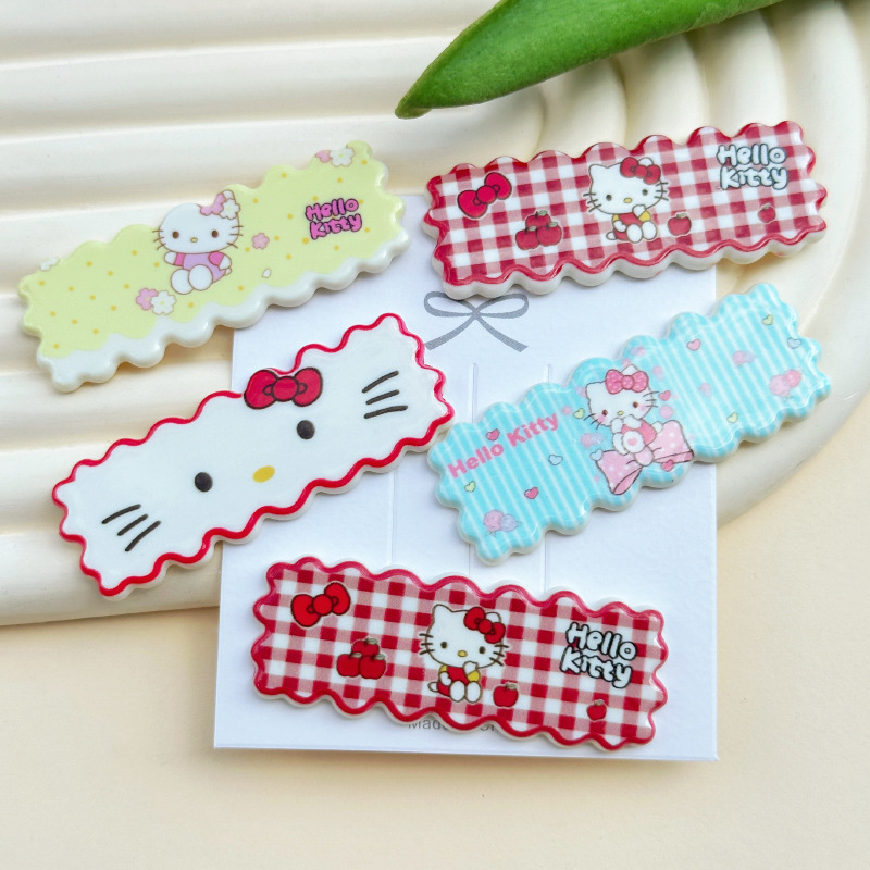 Cute gato alfabeto acrílico diy accesorios accesorios de joyería de teléfono celular agujeros zapatos agujeros parches clip de pelo material de joyería para el cabello image 3
