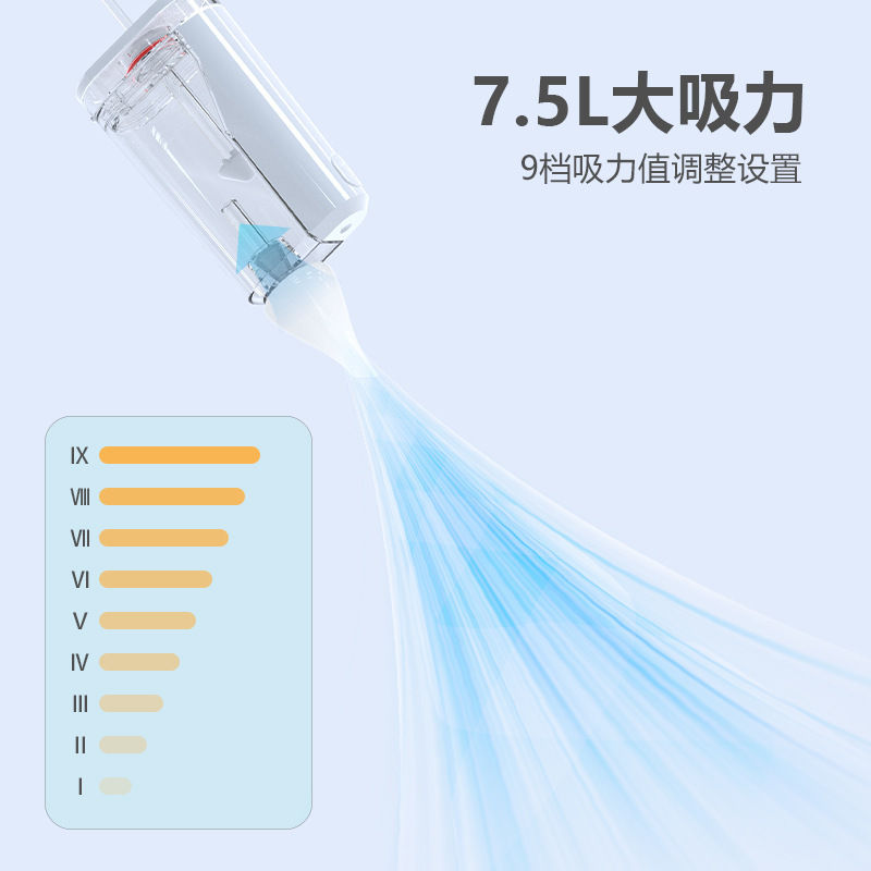 电动吸鼻器婴幼儿儿童专用UV消毒鼻涕收集器大容量大吸力防逆流|undefined