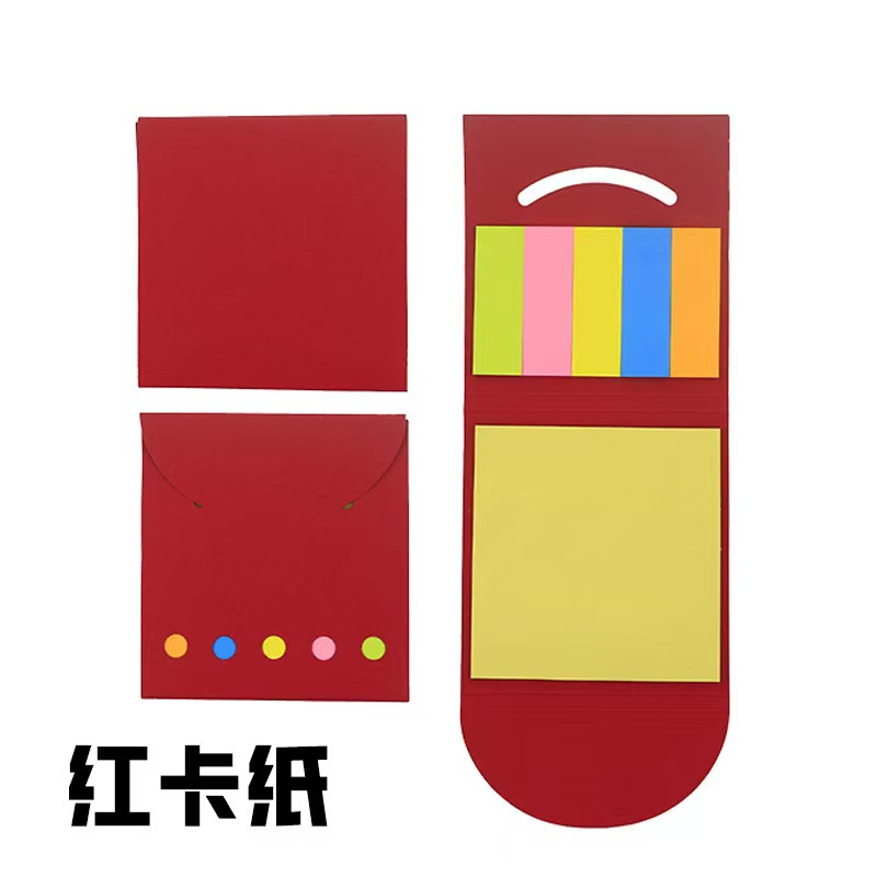 Cartera de papel kraft sonriente de post-it Post-it Post-it Transfronterizo Amazon N veces Post-it Notebook Personalizado Logotipo Impreso image 8