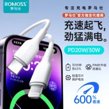 罗马仕苹果数据线PD快充适用苹果手机ipad充电线闪购便利商超专供