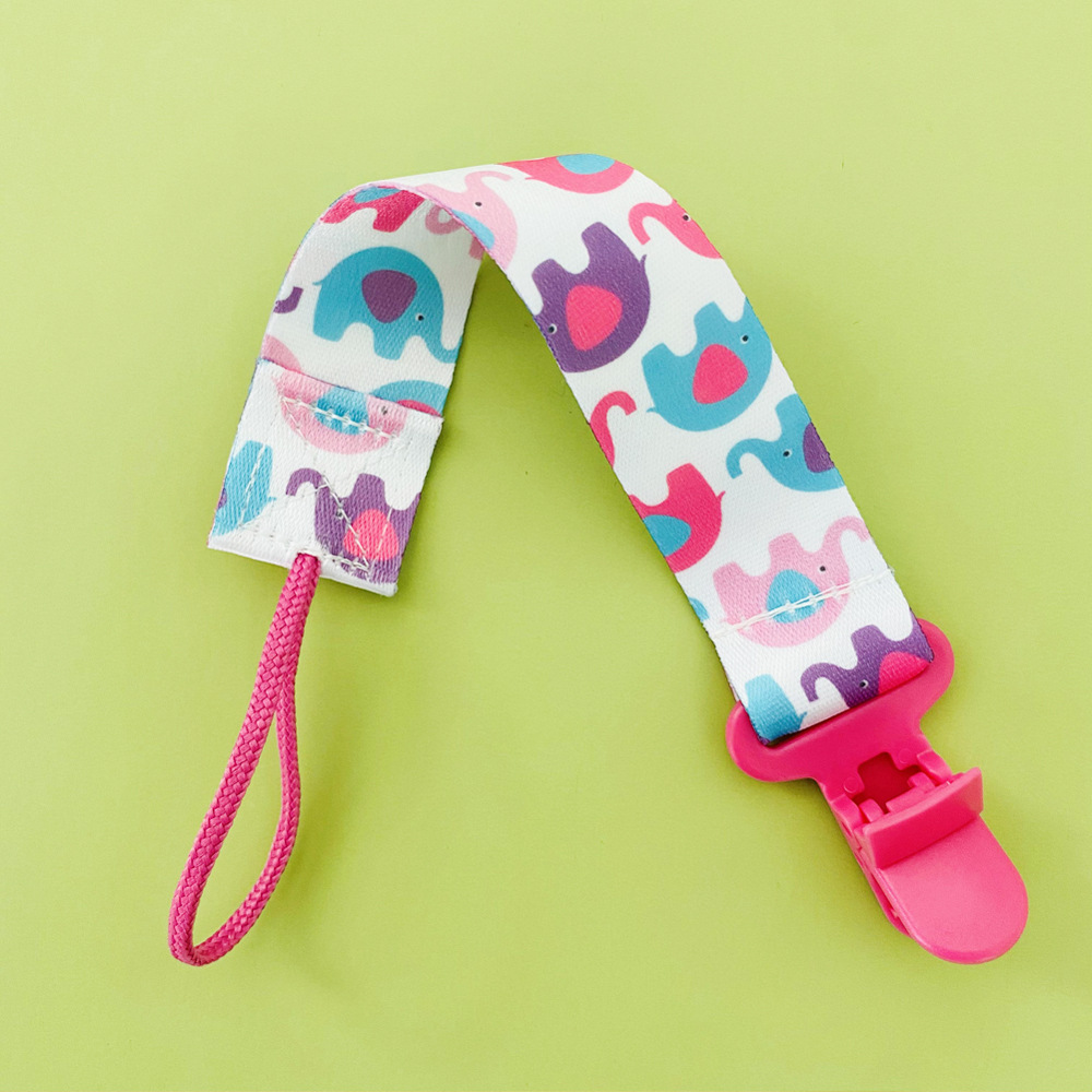 Baby Pacifier Anti-falling Chain Anti-losing Rope Hanging Neck with Clip Lanyard Baby Pacifier Chain Molar Spring Chain