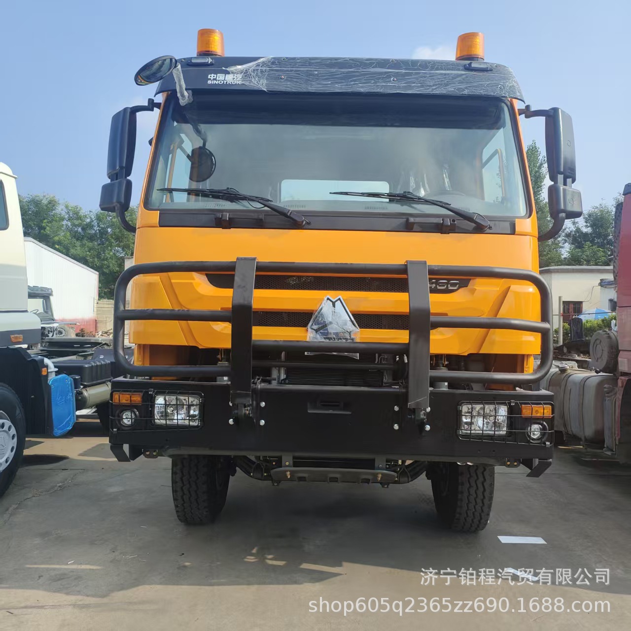 Brand new HOWO NX tractor head 5.6m with large box dump truck and large pump engine, available for immediate delivery, specifically for mining areas